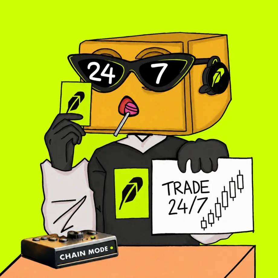 HOODES character trading around the clock